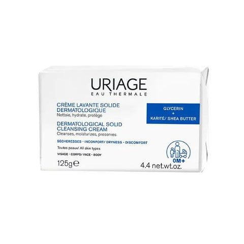 Uriage Crème Lavante et Nourissante Solide Visage Corps 125g