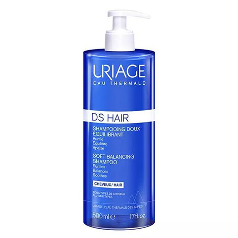 Uriage DS Hair Sanft Ausgleichendes Beruhigendes Shampoo 500ml