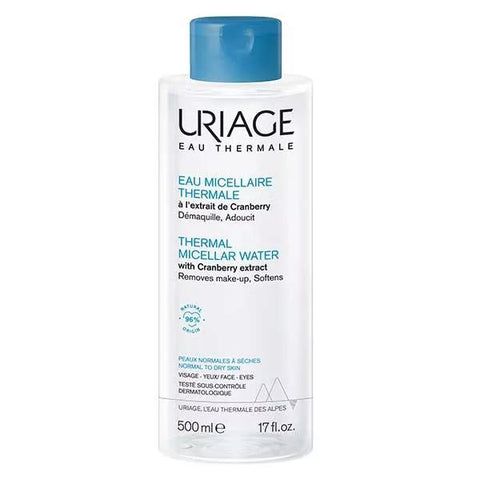 Uriage Thermal Micellar Water Make-up Remover Normal to Dry Skin 500ml