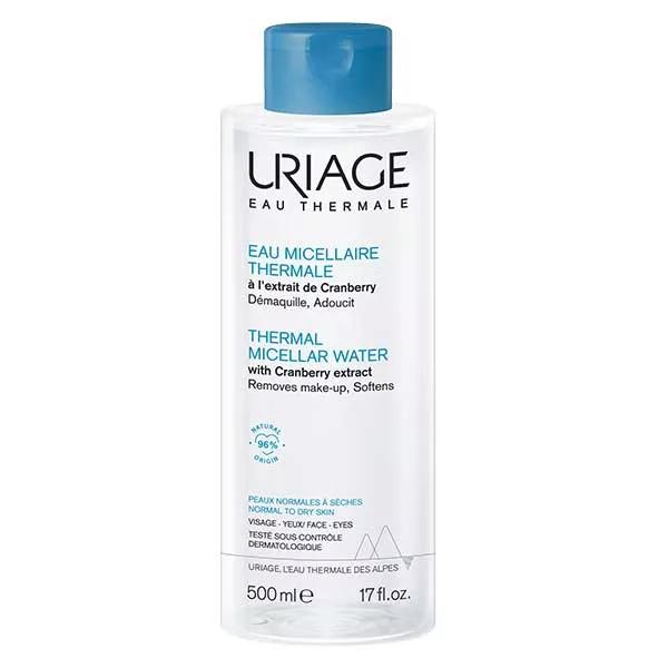 Uriage Eau Micellaire Thermale Démaquillante Peaux Normales à Sèches 500ml
