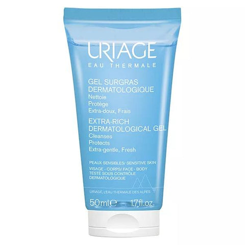 Uriage Gentle Soap-Free Dermatological Surgras Gel for Sensitive Skin Body 50ml