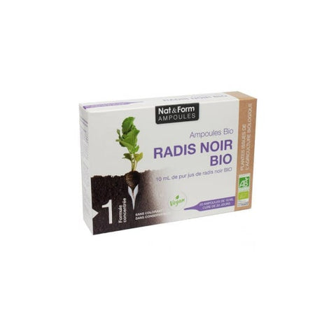 Nat&Form Ampullen Schwarzer Rettich Bio 20x10ml
