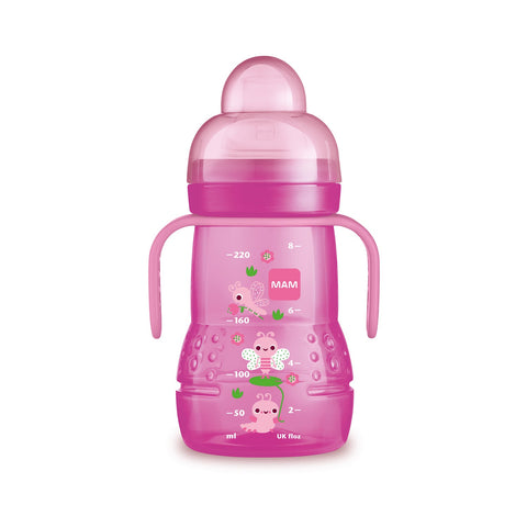 MAM Trainer Trinklernflasche mit Griffen + Sauger (220 ml)