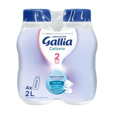 Gallia Calisma 2e âge lait en poudre (4x500ml)