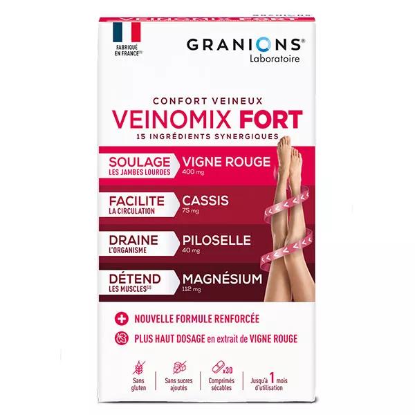 Veinomix Fort Confort veineux - Soulage jambes lourdes - 30 comprimés