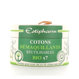 Estipharm cotons démaquillantes réutilisables (7 pièces)