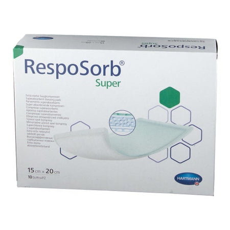 Resposorb Pansements Super (15x20 cm, 10 pièces)