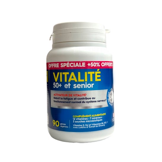 Pharmascience Vitalité 50+ et Sénior 90 Gélules