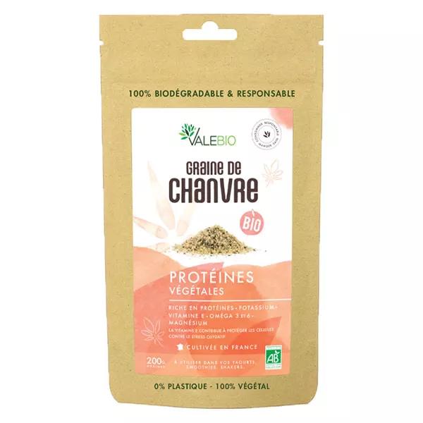 Valebio Graine de Chanvre Décortiquée Bio 200g