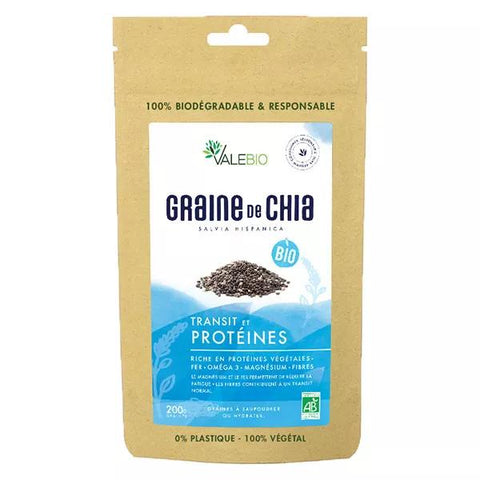 Valebio Organic Chia Seeds 200g