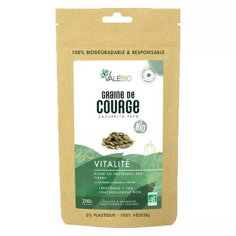 Valebio Organic Pumpkin Seeds 200g