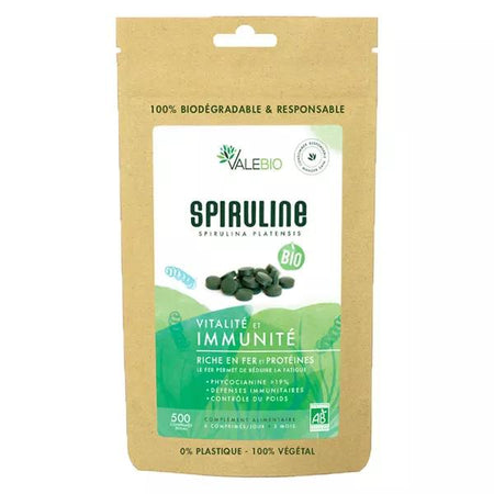 Valebio Spiruline Bio (250 g, 500 comprimés)