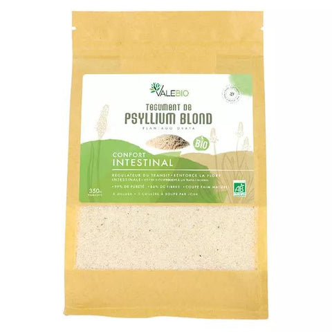 Valebio Organic Blond Psyllium Husk 350g