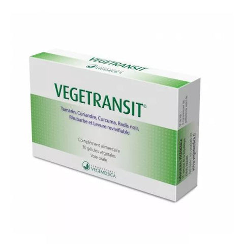 Vegetransit verbessert die Verdauung und fördert den Stuhlgang 30 Kapseln