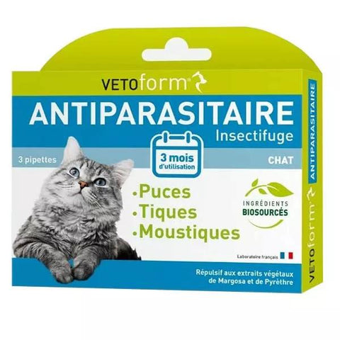 Vetoform Antiparasitikum Katze 3 Pipetten