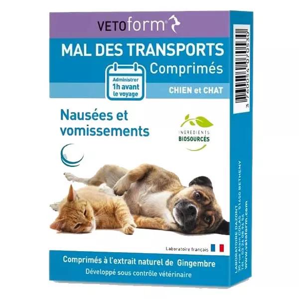 Vetoform Mal des Transports Chiens et Chats 30 comprimés