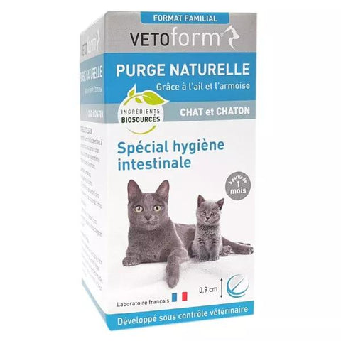 Vetoform Natürliche Entwurmung Spezial Katzen- und Kätzchen-Wurmkur 50 Tabletten