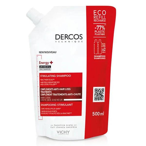 Vichy Dercos Technique Energy+ Nachfüllpackung Shampoo 500ml