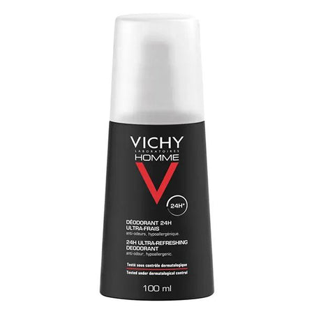 Vichy Homme Déodorant 24h Ultra-Frais spray 100 ml