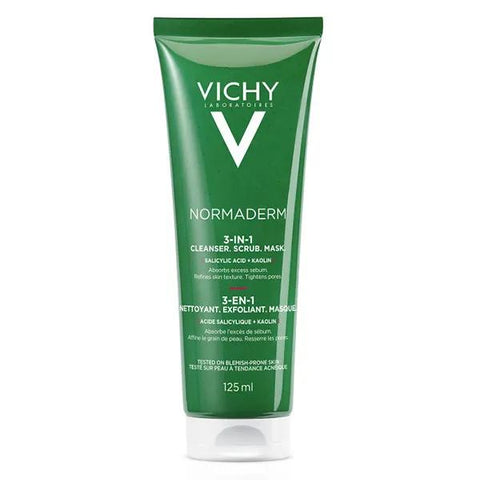Vichy Normaderm 3-in-1 Reinigung + Peeling + Maske (125 ml)