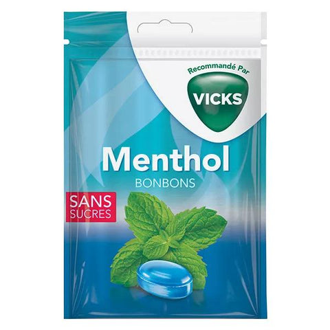 Vicks Bonbons Menthol Zuckerfrei 72g
