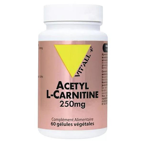 Vit'all+ Acetyl-L-Carnitin 250mg 60 pflanzliche Kapseln