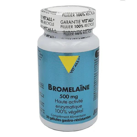 Vit'all+ Bromélaïne Végétale 500mg - 60 gélules gastro-résistantes DRcaps®