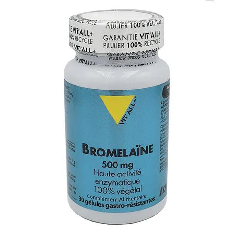 Vit'all+ Vegetable Bromelain 500mg - 60 DRcaps® gastro-resistant capsules