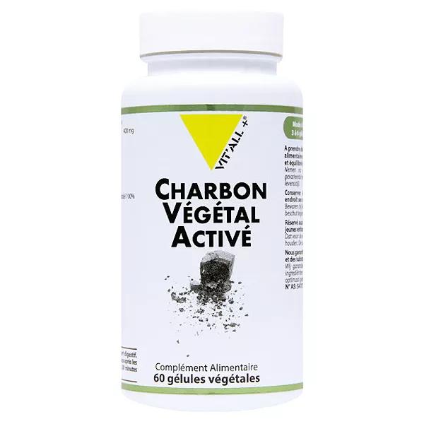 Vit'all+ Charbon Végétal Activé 60 gélules végétales