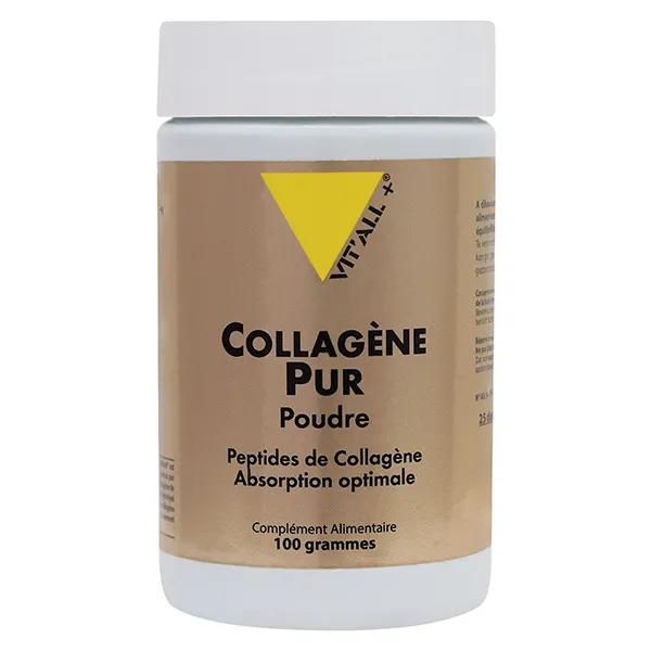 Vit'all+ Collagène Marin Hydrolysé Pur Français Poudre goût neutre - 100g