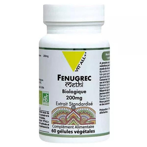 Vit'all+ Bockshornklee 200mg Bio 60 pflanzliche Kapseln
