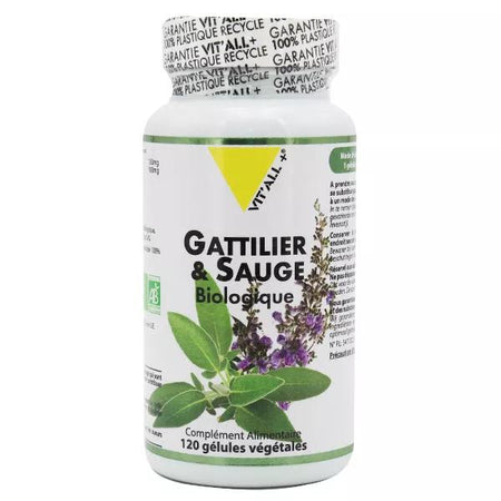 Vit'all+ Gattilier & Sauge 120 gélules végétales