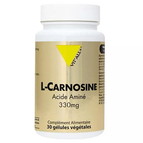 Vit'all+ L-Carnosin 330mg 30 pflanzliche Kapseln