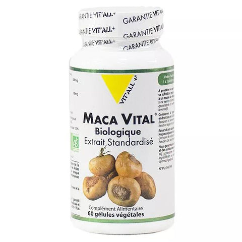 Vit'all+ Maca Vital Bio 60 pflanzliche Kapseln
