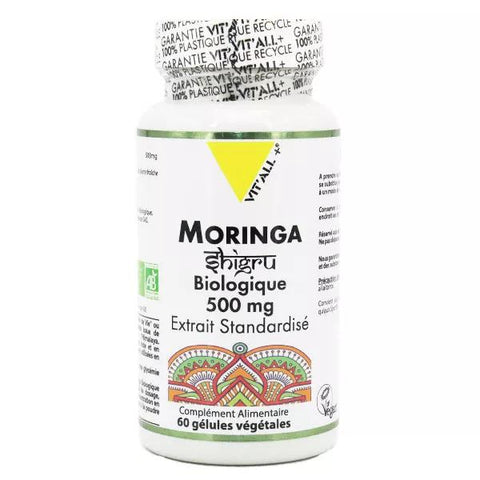 Vit'all+ Moringa 500 mg Bio 60 pflanzliche Kapseln
