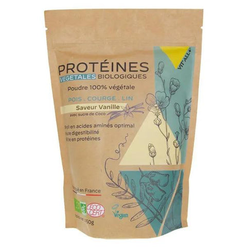 Vit'all+ Plant Fusion Vanilla Flavored Vegetable Protein 454g