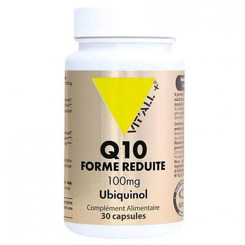 Vit'all+ Q10 Reduzierte Form Ubiquinol 100mg 30 Kapseln