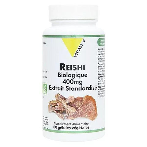 Vit'all+ Reishi 400mg Bio 60 pflanzliche Kapseln