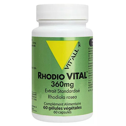 Vit'all+ Rhodio Vital 360mg 60 pflanzliche Kapseln