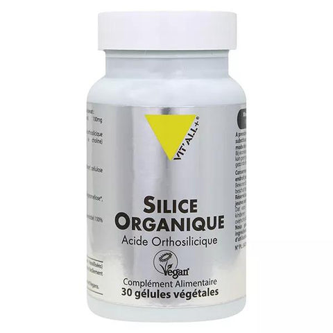 Vit'all+ ORGANISCHES SILIZIUM 25mg Orthokieselsäure 30 pflanzliche Kapseln