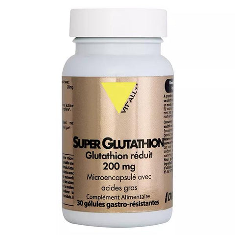 Vit'all+ SUPER GLUTATHION 200mg mikroverkapselt mit Fettsäuren 30 DRcaps
