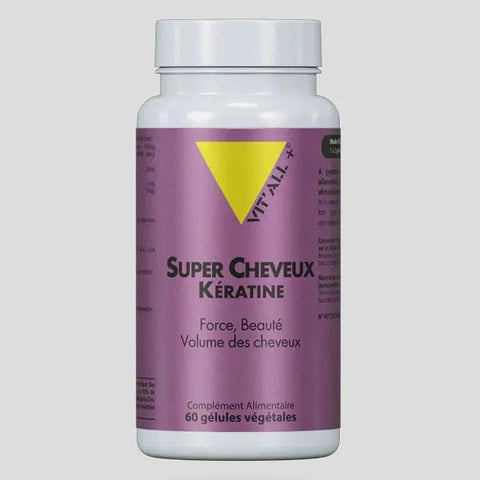 Vit'all+ Pure Keratin Super Hair 500mg 60 vegetable capsules