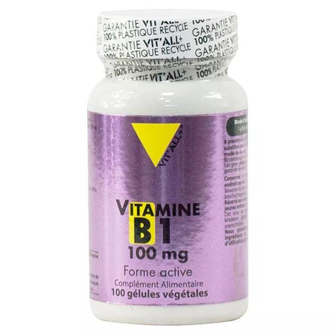 Vit'all+ Vitamin B1 100mg 100 pflanzliche Kapseln