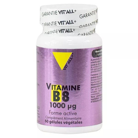 Vit'all+ Vitamin B8 1000µg 60 pflanzliche Kapseln