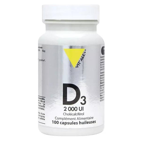 Vit'all+ Vitamin D3 2000 IE 50µg - 100 ölhaltige Kapseln