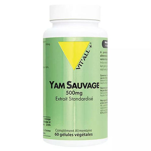 Vit'all+ Yam Sauvage 500 mg 60 pflanzliche Kapseln