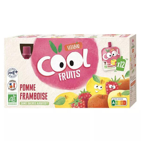 Vitabio Cool Fruits Organic Apple Raspberry Acerola 12 x 90g
