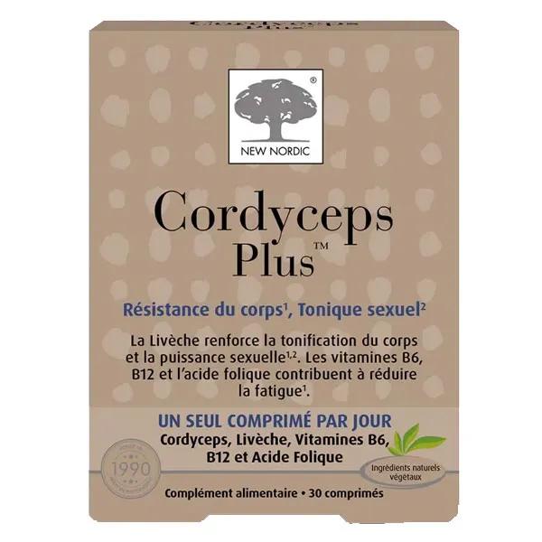 New Nordic Cordyceps Plus Vitalité, endurance et tonus sexuel 30comprimés