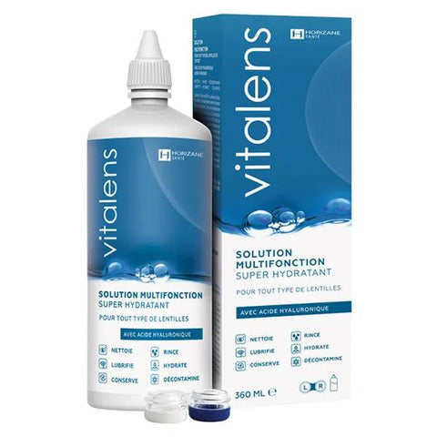 Vitalens Multifunktions-Reinigungslösung für weiche Kontaktlinsen 360ml