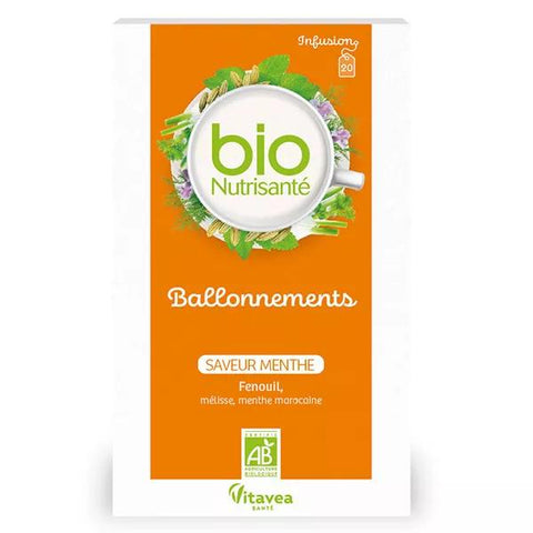 Vitavea BioNutrisanté - Infusion Blähungen - Minzgeschmack - Bio 20 Beutel